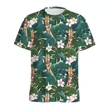 Fashionable Men's Casual Short Sleeved T-shirt, Outdoor Sports Breathable Round Neck Training Suit, Quick Drying Top